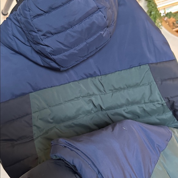 Scotch and Soda hooded puffer jacket green size L - Picture 10 of 15